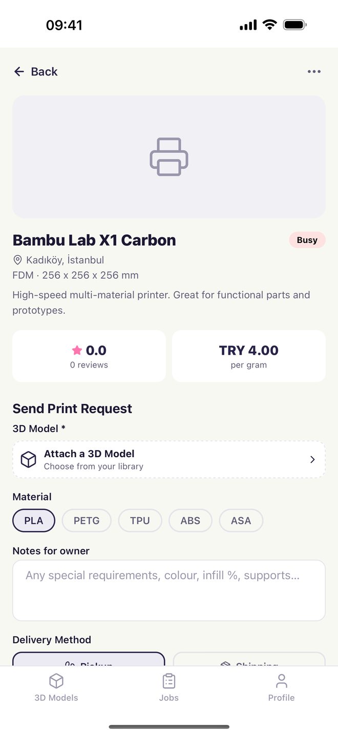 Send a request